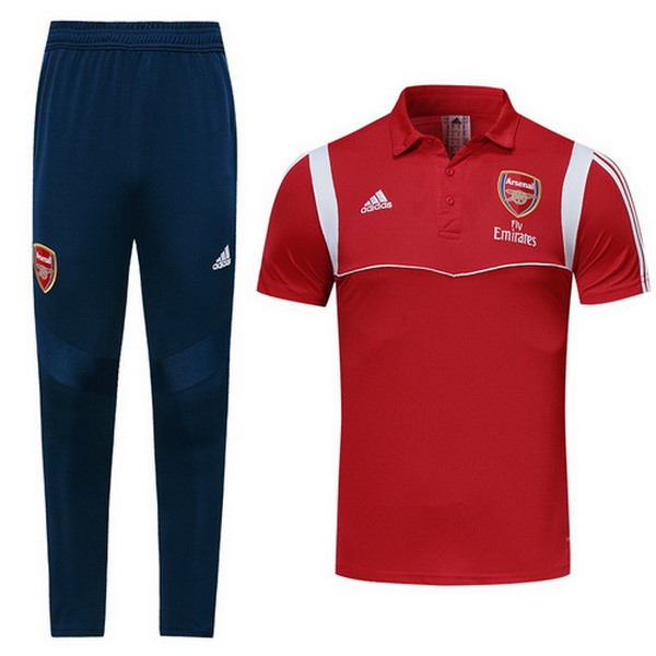 Polo Conjunto Completo Arsenal 2019/20 Rojo